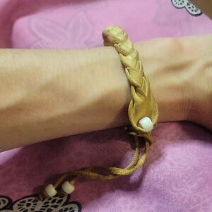 Chic Tan Braided Bracelet